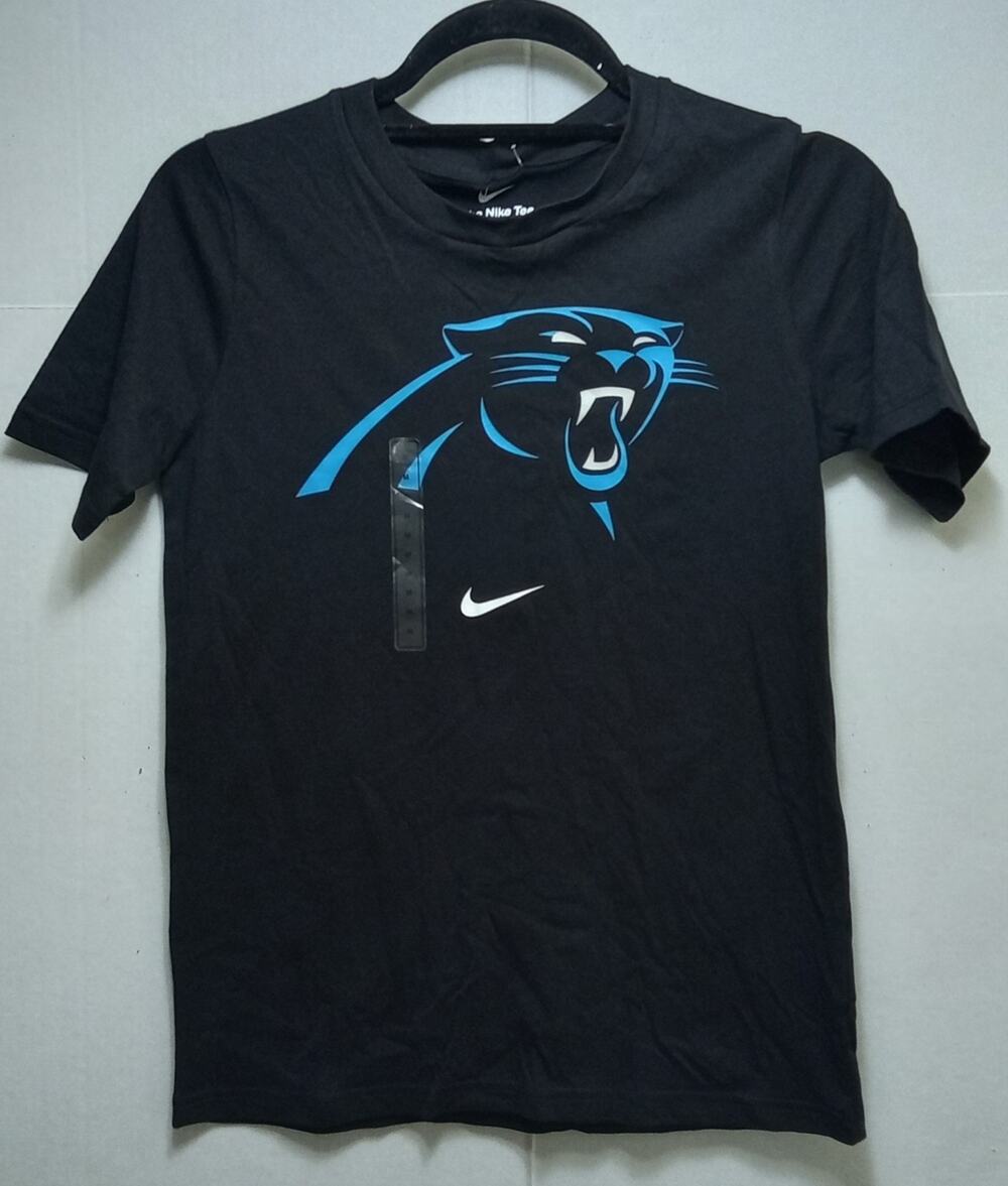 Carolina Panthers Black Logo Nike Tee Kids Medium (10/12)